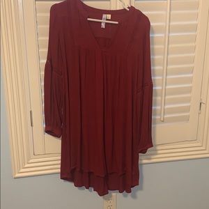 Small maroon dress